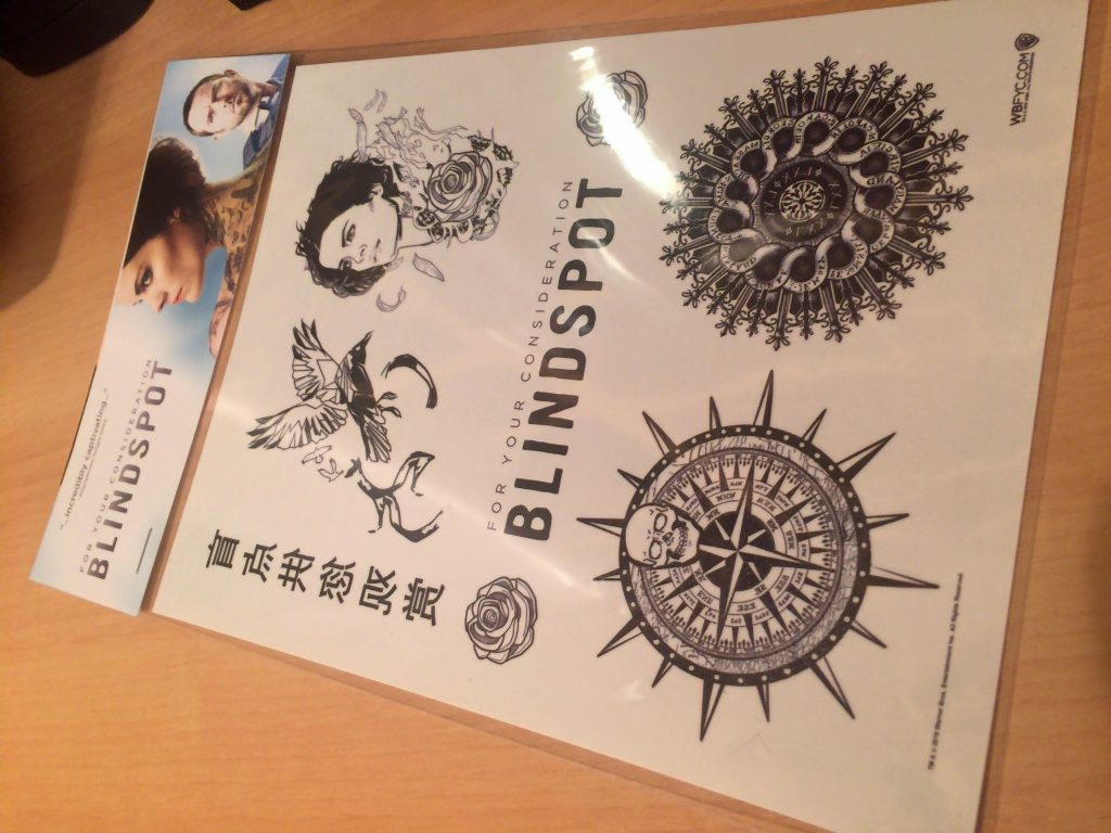 SDCC2016 Tatuajes Blindspot