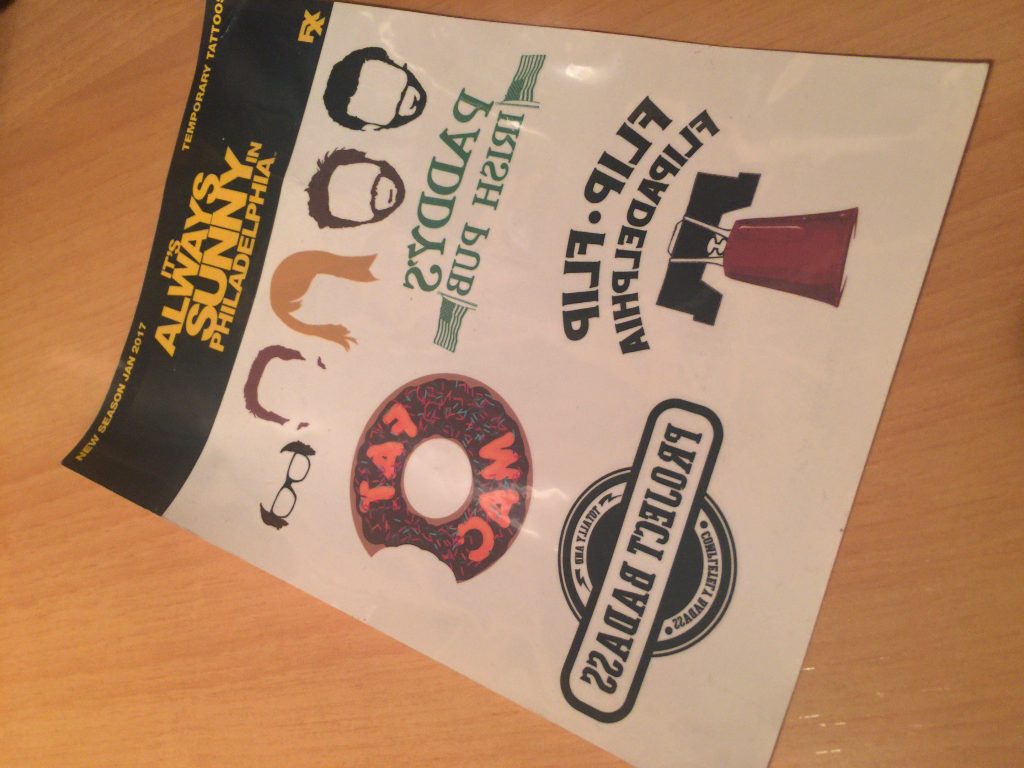 SDCC2016 Pegatinas Colgados en PhiladelPhial